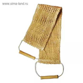 Мочалка Beauty Format натуральная пояс, среднее плетение, сизаль