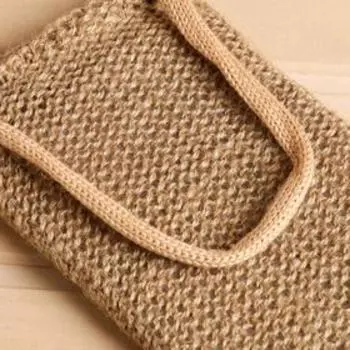 Мочалка джутовая 38х11 см