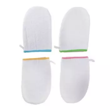 Мочалка-рукавичка махровая, цвет МИКС