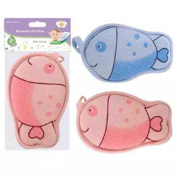 Мочалка «Рыбка», МИКС