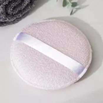 Мочалка-спонж Доляна, массажная, цвет МИКС