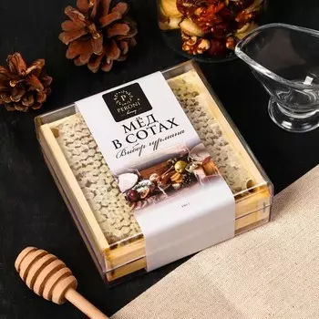 Мёд в сотах Peroni цветочный (пластик) 350г