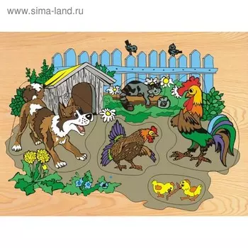 Модель сборная деревянная Чудо-Дерево «Деревенский двор»