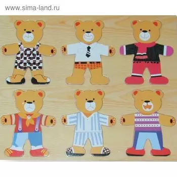 3D-модель сборная деревянная Чудо-Дерево «Мишки»