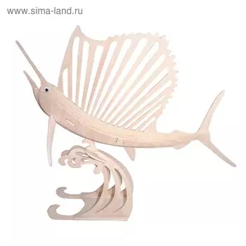 3D-модель сборная деревянная Чудо-Дерево «Рыба-парус»
