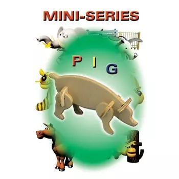 3D-модель сборная деревянная Чудо-Дерево «Свинья»