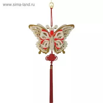 3D-модель сборная деревянная Чудо-Дерево «Талисман: бабочка»