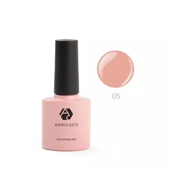 Моделирующий гель Adricoco Sculptural Gel, №05 камуфлирующий, карамельный, 8 мл