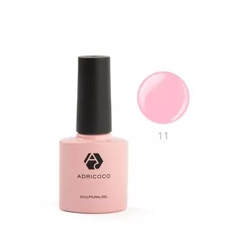 Моделирующий гель Adricoco Sculptural Gel, №11 камуфлирующий, нежно-розовый, 8 мл