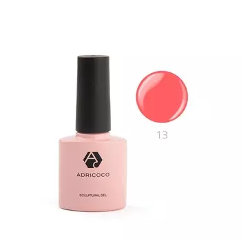 Моделирующий гель Adricoco Sculptural Gel, №13 камуфлирующий, алый, 8 мл