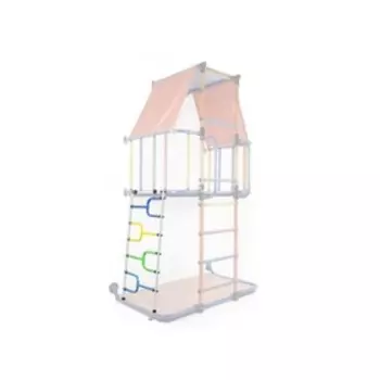 Модуль металлический лаз, цвет белый/радуга