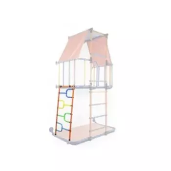 Модуль металлический лаз, цвет оранжевый/радуга