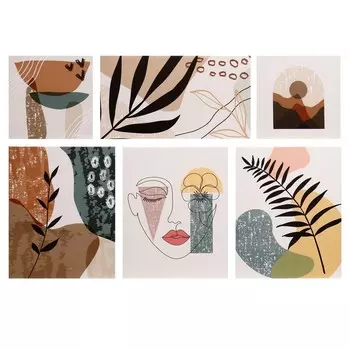 Модульная картина "Каприз" 114х70 см (30х30, 30х30, 38х47, 38х47, 38х47, 54х30) 114х70 см