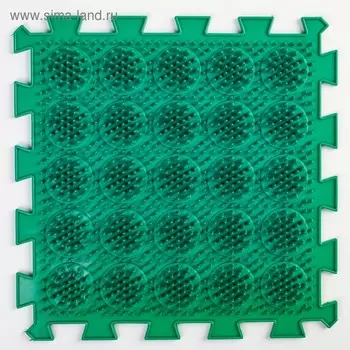 Модульный массажный коврик ОРТО ПАЗЛ «Мягкие Кактусы», 1 модуль, цвет МИКС