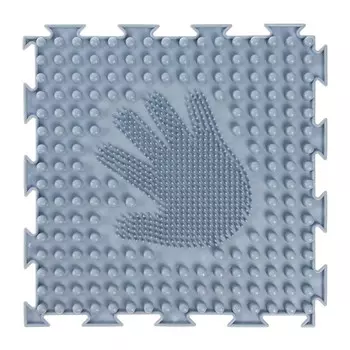 Модульный массажный коврик ОРТОДОН, «Ладошки», мягкий, цвет МИКС