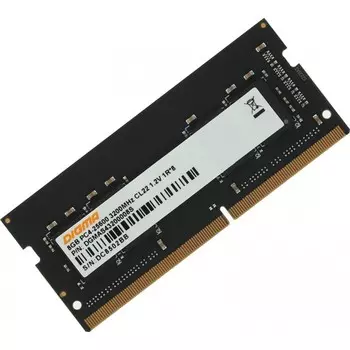 Модуль памяти DDR4 8Gb 3200MHz DGMAS43200008S RTL PC4-25600 CL22 SO-DIMM 260-pin 1.2В single rank