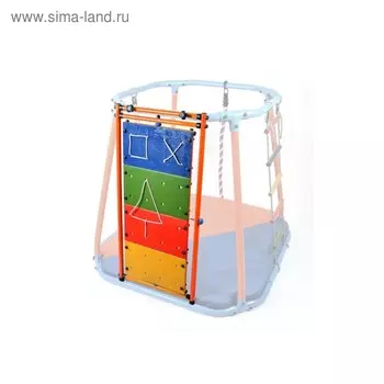 Модуль развивающий стенд, цвет оранжевый/радуга