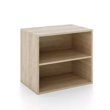 Модуль с двумя полками TEKKA, 52.8х40х60 см, тумба, цвет дуб сонома светлый