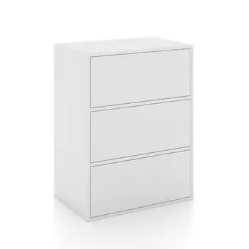 Модуль с двумя ящиками TEKKA, 78.4х40х60 см, цвет белый древесные поры