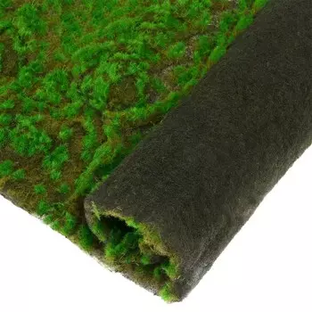 Мох искусственный, декоративный, полотно 11 м, рельефный, камни, Greengo