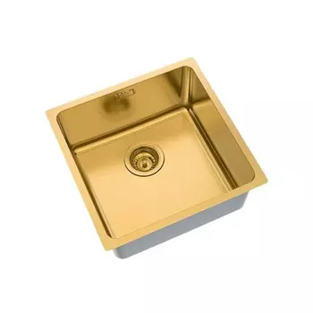 Мойка для кухни IDDIS Edifice EDI44B0i77, 440х440х200 мм, цвет бронза, нержавеющая сталь