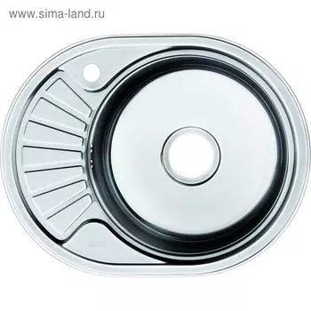 Мойка для кухни IDDIS Suno S, SUN60SRi77, шелк, чаша справа, 600х470 мм