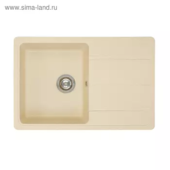 Мойка кухонная «Аманда», цвет шампань