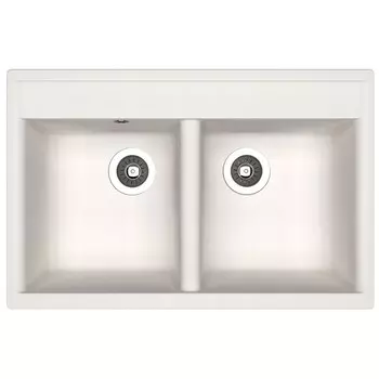 Мойка кухонная из камня Dr.Gans «АСТРА-780» 780х510 мм, h=217 мм, цвет белый