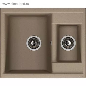 Мойка кухонная из камня Dr.Gans «Астра-620К», 620х510 мм, цвет дюна