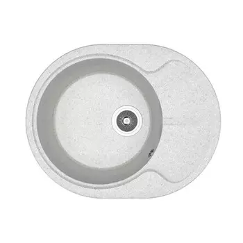 Мойка кухонная из камня Dr.Gans «БЕРТА-620» 620х490 мм, h=217 мм, цвет серый