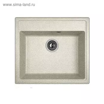 Мойка кухонная из камня Dr.Gans «Ника-570», 570х510 мм, цвет серый
