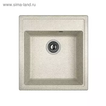Мойка кухонная из камня Dr.Gans «Ника-470», 470х510 мм, цвет серый