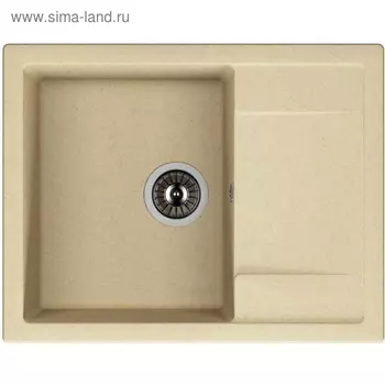 Мойка кухонная из камня Dr.Gans «Техно-650 T650», 650х510 мм, цвет латте