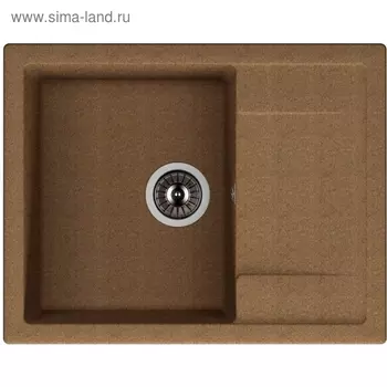 Мойка кухонная из камня Dr.Gans «Техно-650 T650», 650х510 мм, цвет терракот