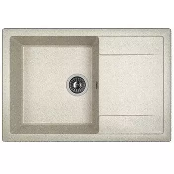 Мойка кухонная из камня Dr.Gans «ТЕХНО-860» 860х510 мм, h=217 мм, цвет серый