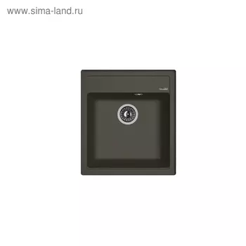 Мойка кухонная из камня Florentina «Липси-460», 460х510 мм, цвет антрацит