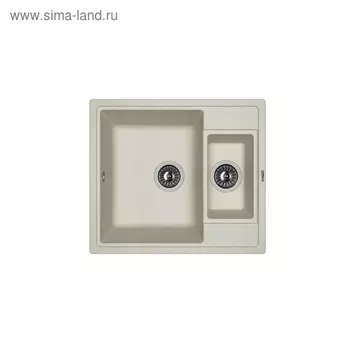 Мойка кухонная из камня Florentina «Липси-580К», 580х510 мм, цвет грей