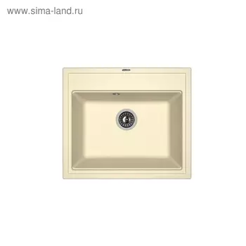 Мойка кухонная из камня Florentina «Липси-600», 600х520 мм, цвет шампань