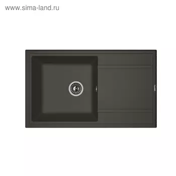 Мойка кухонная из камня Florentina «Липси-860», 860х510 мм, цвет антрацит