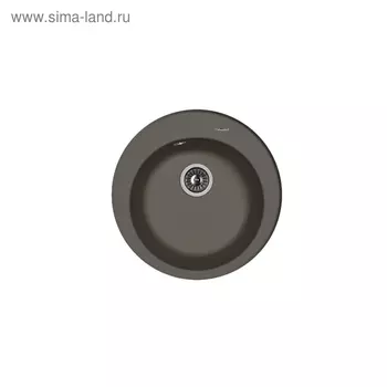 Мойка кухонная из камня Florentina «Никосия», d=510, цвет антрацит