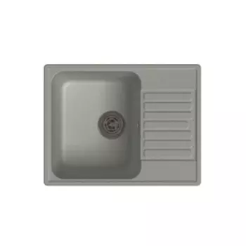 Мойка кухонная из камня Granfest ECO-13, 620х480 мм, цвет серый