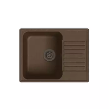 Мойка кухонная из камня Granfest ECO-13, 620х480 мм, цвет терракотовый