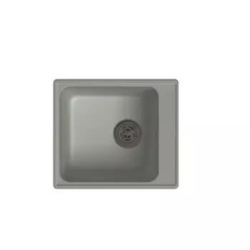 Мойка кухонная из камня Granfest ECO-17, 420х480 мм, цвет серый