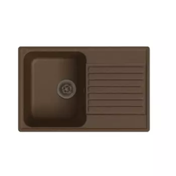 Мойка кухонная из камня Granfest ECO-78, 740х480 мм, цвет терракот