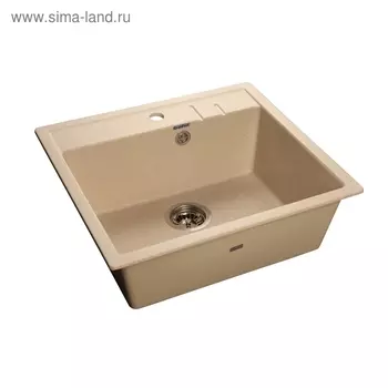 Мойка кухонная из камня Granfest Q560, 560 х 500 мм, цвет