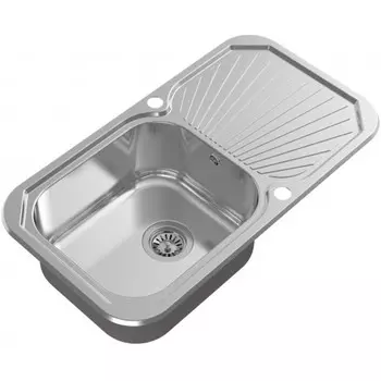 Мойка кухонная OULIN OL-307, врезная, 790х430х180 мм, прямоугольная, сатин