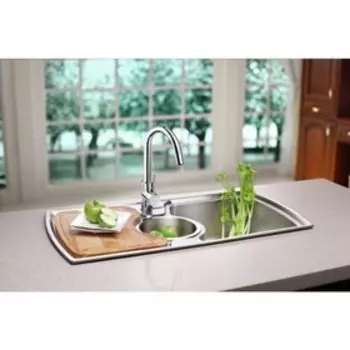 Мойка кухонная OULIN OL-321, врезная, 784х444х180 мм, с сушилкой, двойная, сатин