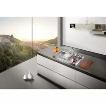 Мойка кухонная OULIN OL-G6201, врезная, 870 х 490 мм, прямоугольная, двойная, сатин