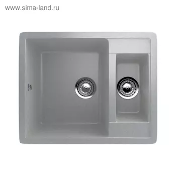 Мойка кухонная Ulgran U106-310, 600х485 мм, цвет серый