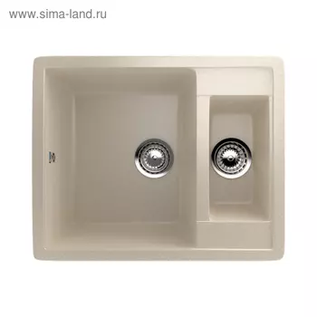 Мойка кухонная Ulgran U106-328, 600х485 мм, цвет бежевый